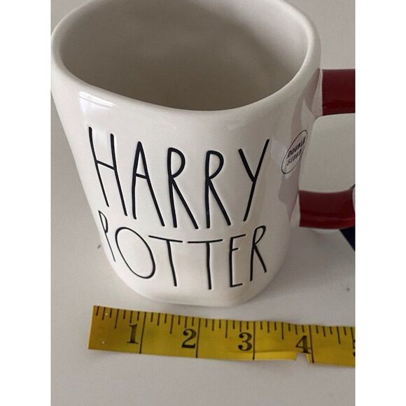 Rae Dunn X Harry Potter The Boy Who Lived Ceramic Mug Hedwig Patronus Wand NEW - Picture 12 of 12